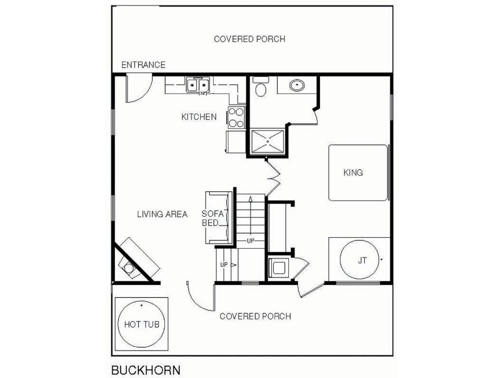 Buckhorn Villa Гетлинбург Екстериор снимка